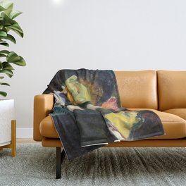 Edvard Munch - Jealousy Throw Blanket