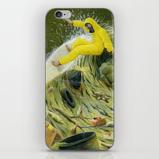 Coastal Pollution iPhone & iPod Skin