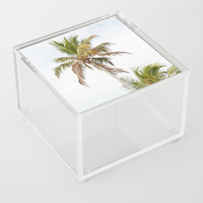 Floridian Palms #1 #tropical #wall #art #society6 Acrylic Box