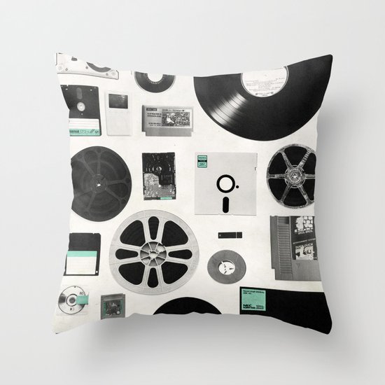 Data Throw Pillow