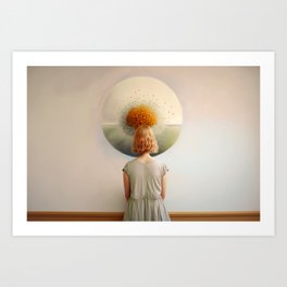  Aligned to the time to the light . Art Print