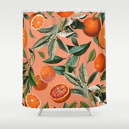 Vintage Fruit Pattern XII Shower Curtain