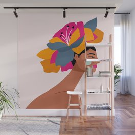 Flower Girl Wall Mural