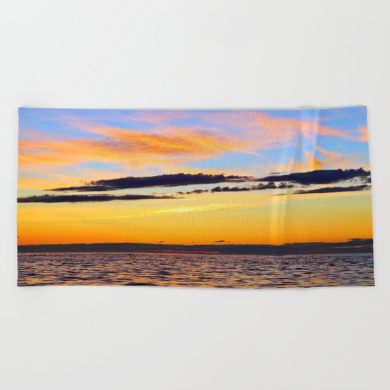 Zen Seascape Beach Towel