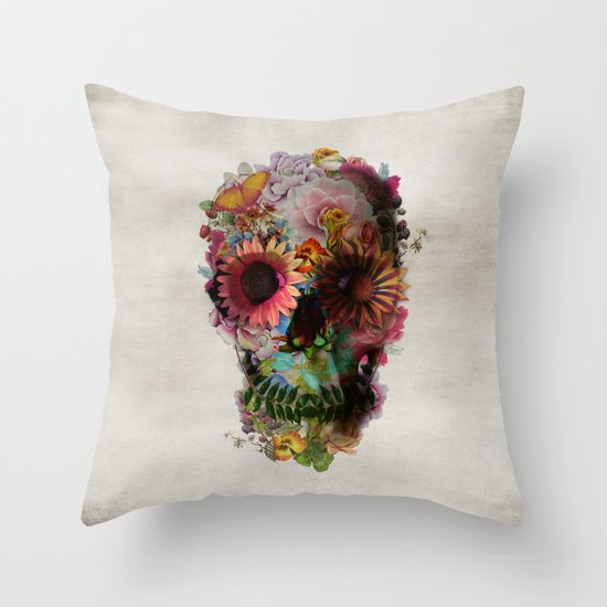 SKULL 2 Throw Pillow