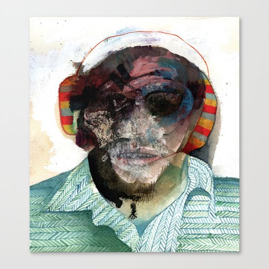 Small Self Portrait Canvas Print