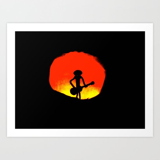 Evil Player Art Print