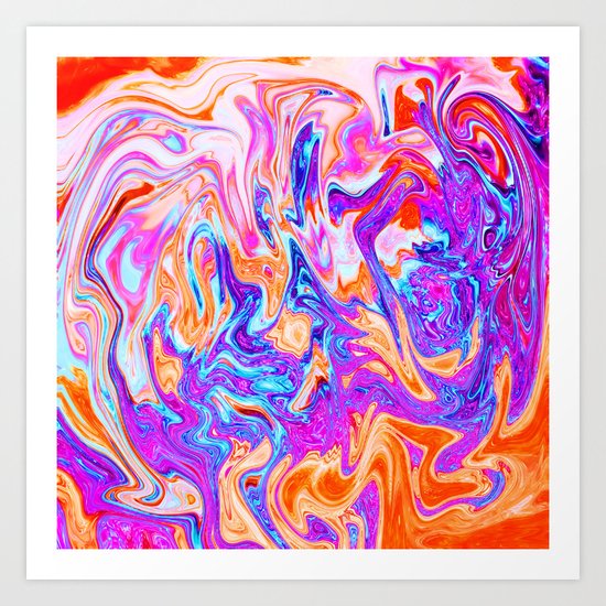 Marbled I Art Print