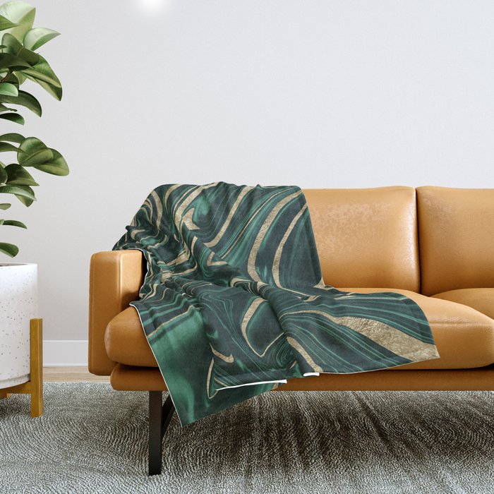 Green and store gold blanket