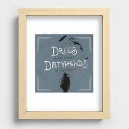 DREGS IN THE STREETS Recessed Framed Print