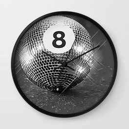 Disco Ball 8 Wall Clock