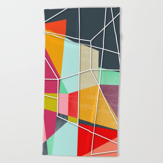 ColorBlock V Beach Towel