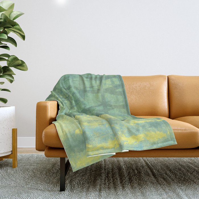 The Clearing in the Forest Throw Blanket