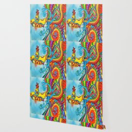 Yellow Submarine Wallpaper For Any Decor Style Society6