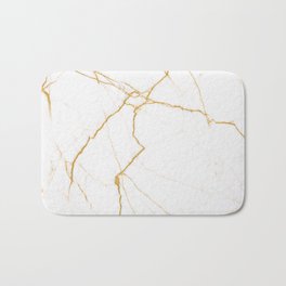 gold marble Bath Mat