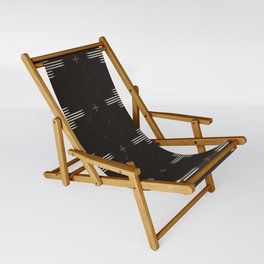 Southwestern Minimalist Black & White Sling Chair