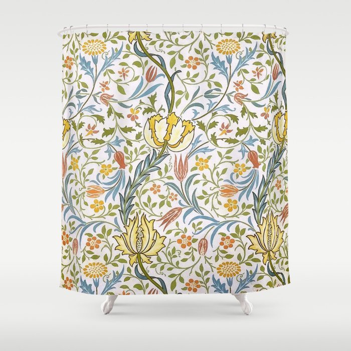 William Morris Flora Shower Curtain