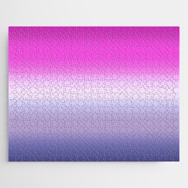 magenta and purple ombre gradient Jigsaw Puzzle