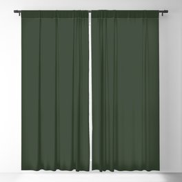 Christmas Green Solid Color Blackout Curtain