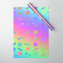 Rainbow Prism Colors Pattern Wrapping Paper
