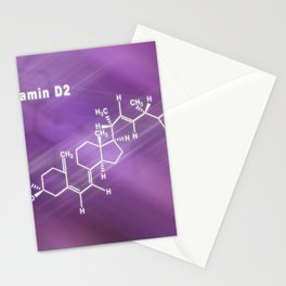 Vitamin D2, Structural chemical formula Stationery Card
