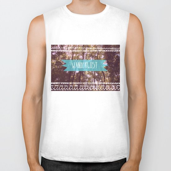 Wanderlust Biker Tank