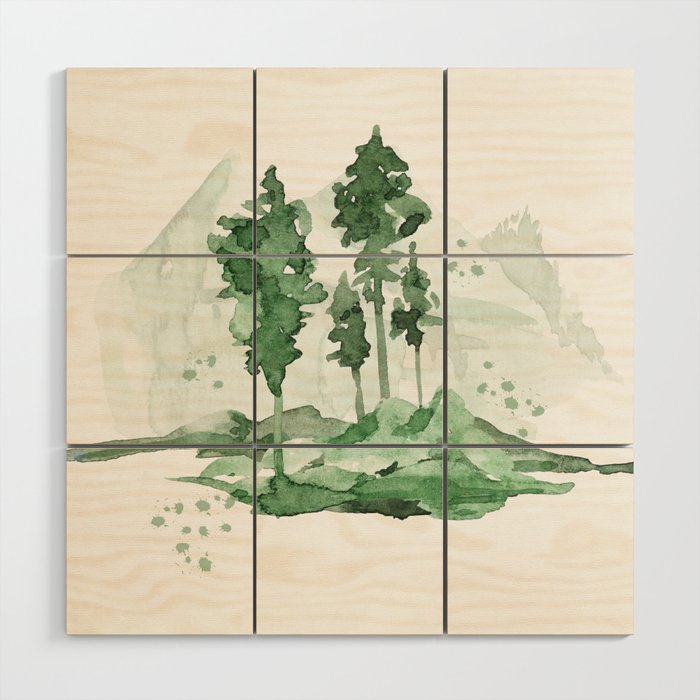 Foggy Forest Series 2 Wood Wall Art