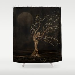 Tree Goddess - Moon Worship Shower Curtain