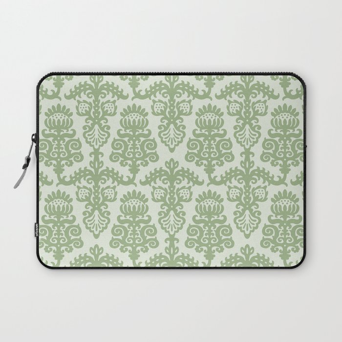 Victorian Modern Strawberry Chandelier Pattern Laptop Sleeve