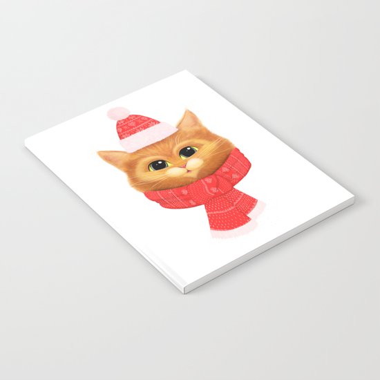 Winter kitty Notebook