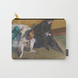 Waiting by Edgar Degas Carry-All Pouch | Famous, Edgar, French, On, Ballet, Painting, De, Dancer, Pastel, Gas 