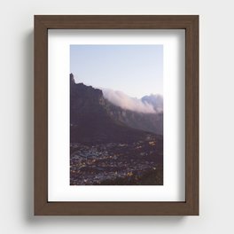 Mountain view from Signal Hill Recessed Framed Print