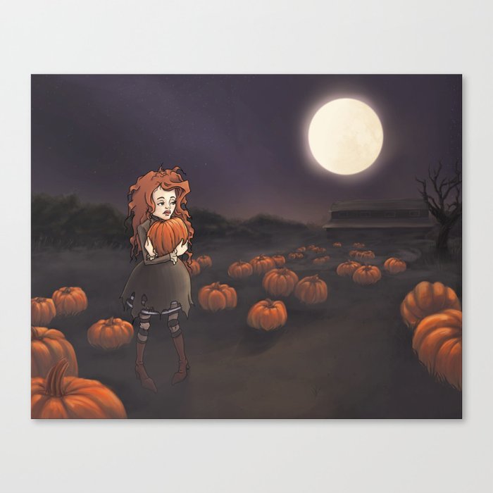 Pumpkin Patch Canvas Print