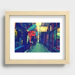 A Look Through Fan Tan Alley Recessed Framed Print