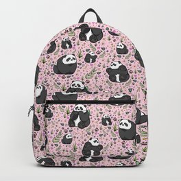 Pretty Panda Pattern Backpack