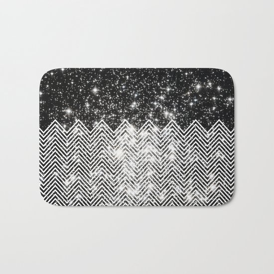 Chevron Universe Bath Mat