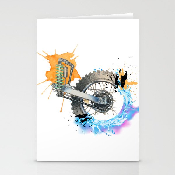 Colour wheel to steel  Stationery Cards