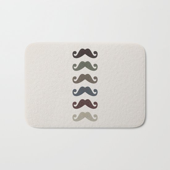 Stache Attack Bath Mat