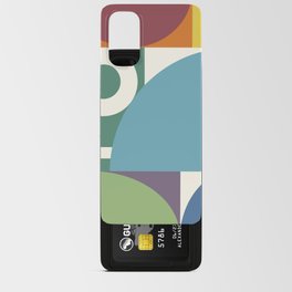 Abstract geometric arch colorblock 5 Android Card Case