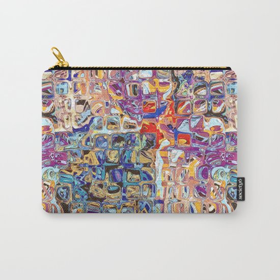 Abstract Glass Blocks Carry-All Pouch