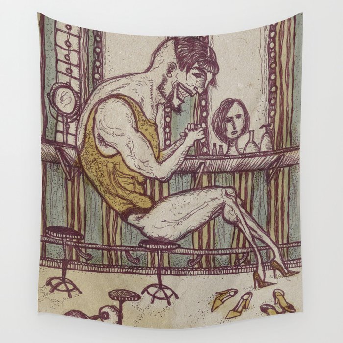 The Weightlifter Wall Tapestry