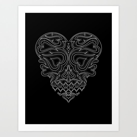 Heart Inside Art Print