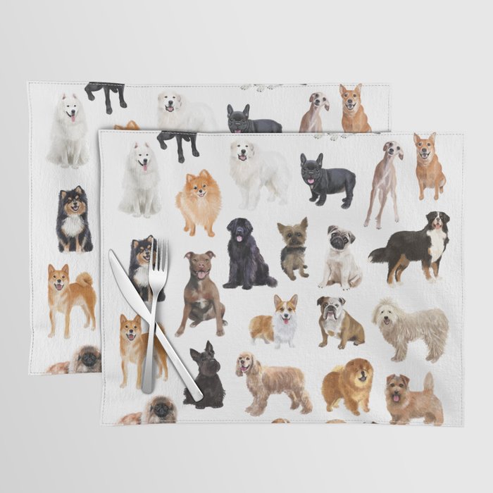 all the dogs Placemat