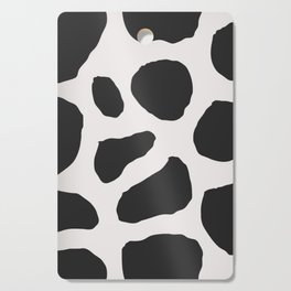 Cowhide black and white Cutting Board