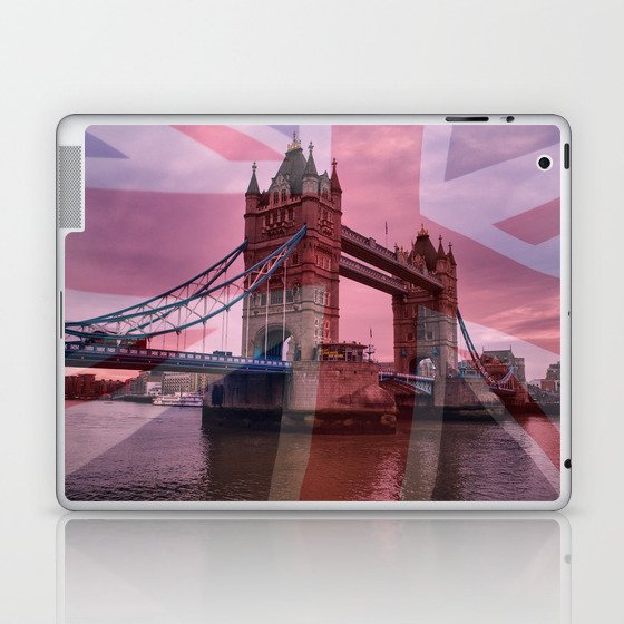 Tower Bridge with Union Jack Laptop & iPad Skin