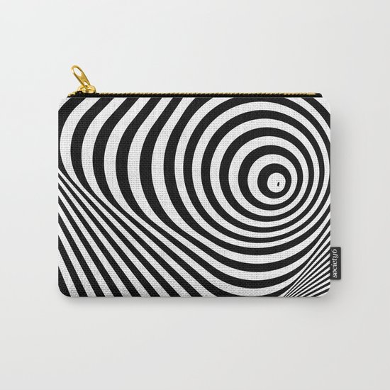 abstract striped background Carry-All Pouch