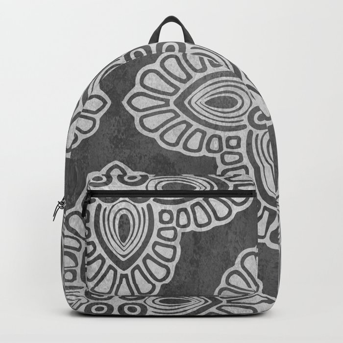 Grey pattern 0007 scale 3 Backpack