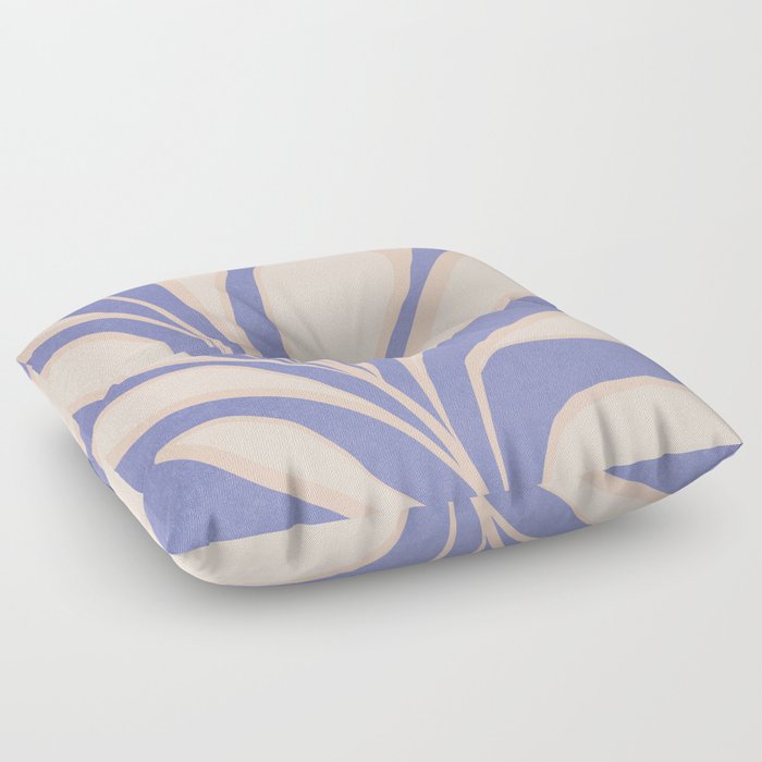 Veri Peri Maxi Palm Leaf on Blush Floor Pillow