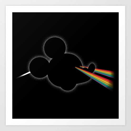 Dark Side of the Toon Art Print
