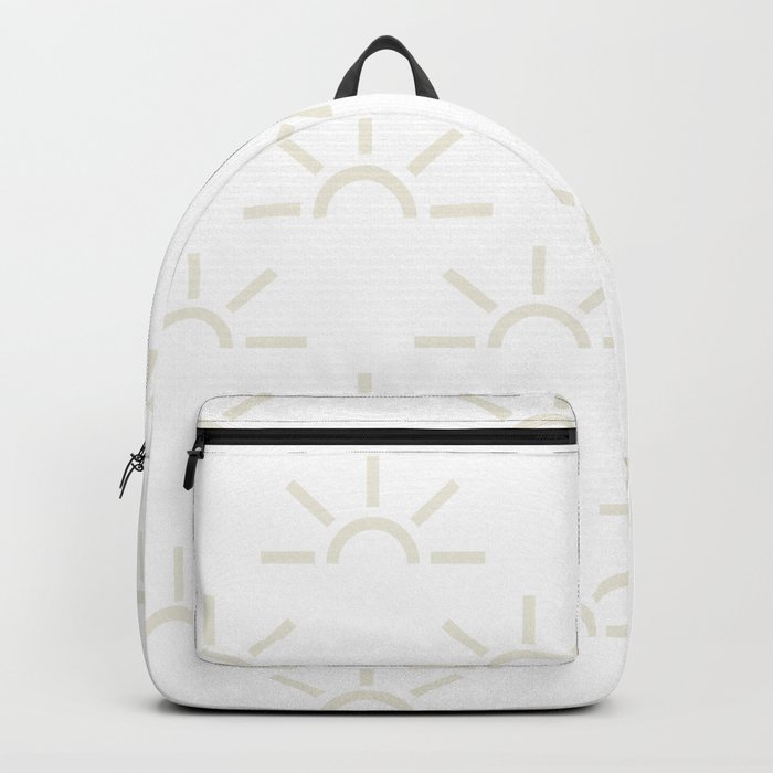 Neutral Minimalist Sun Backpack